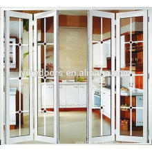 Interieur-Falttüren aus Aluminium-Akkordeon Low-E-Glas Interieur-Falttor aus Aluminium-Accordion Low-E-Glas